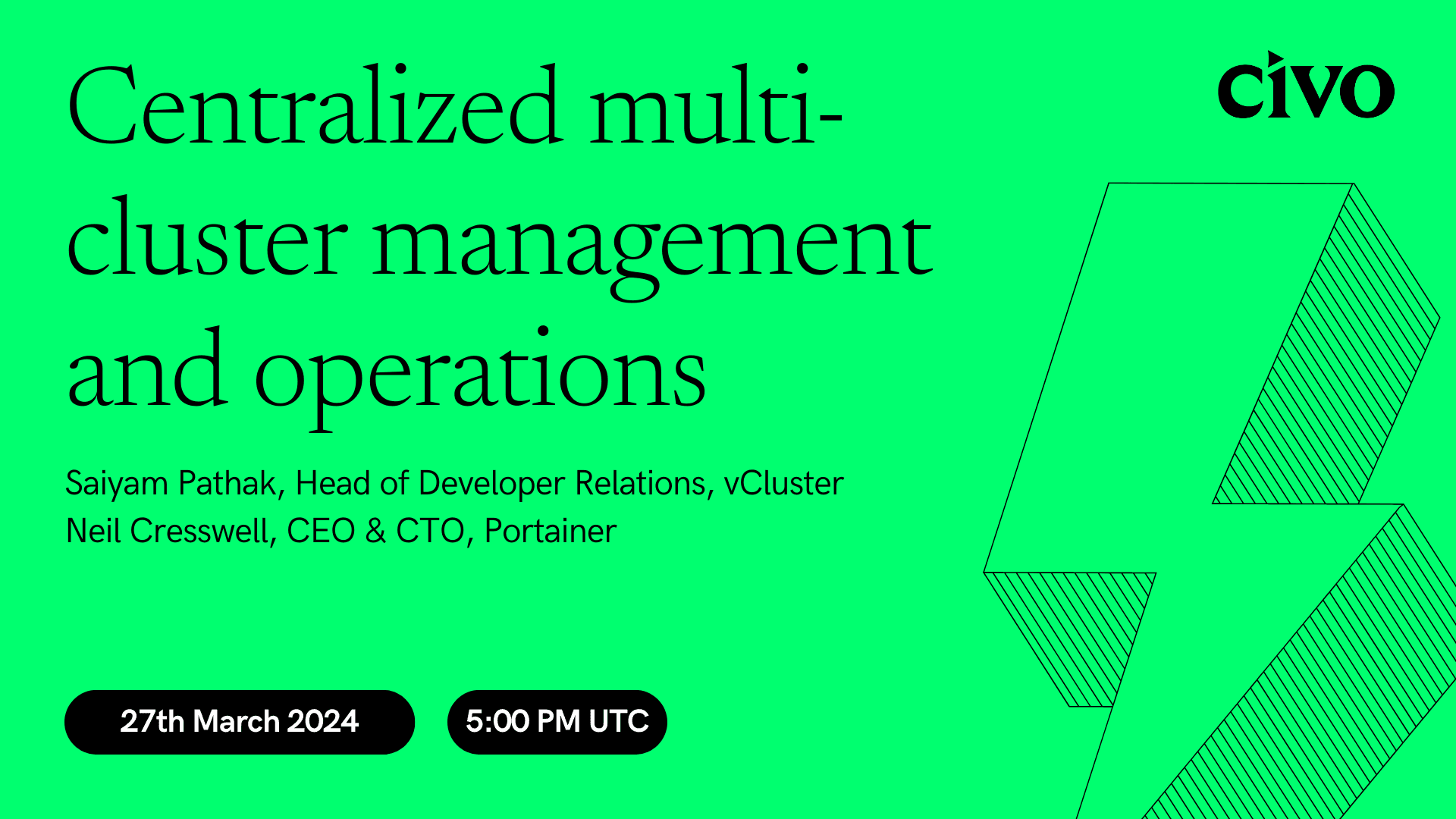 Centralized multi-cluster management and operations
