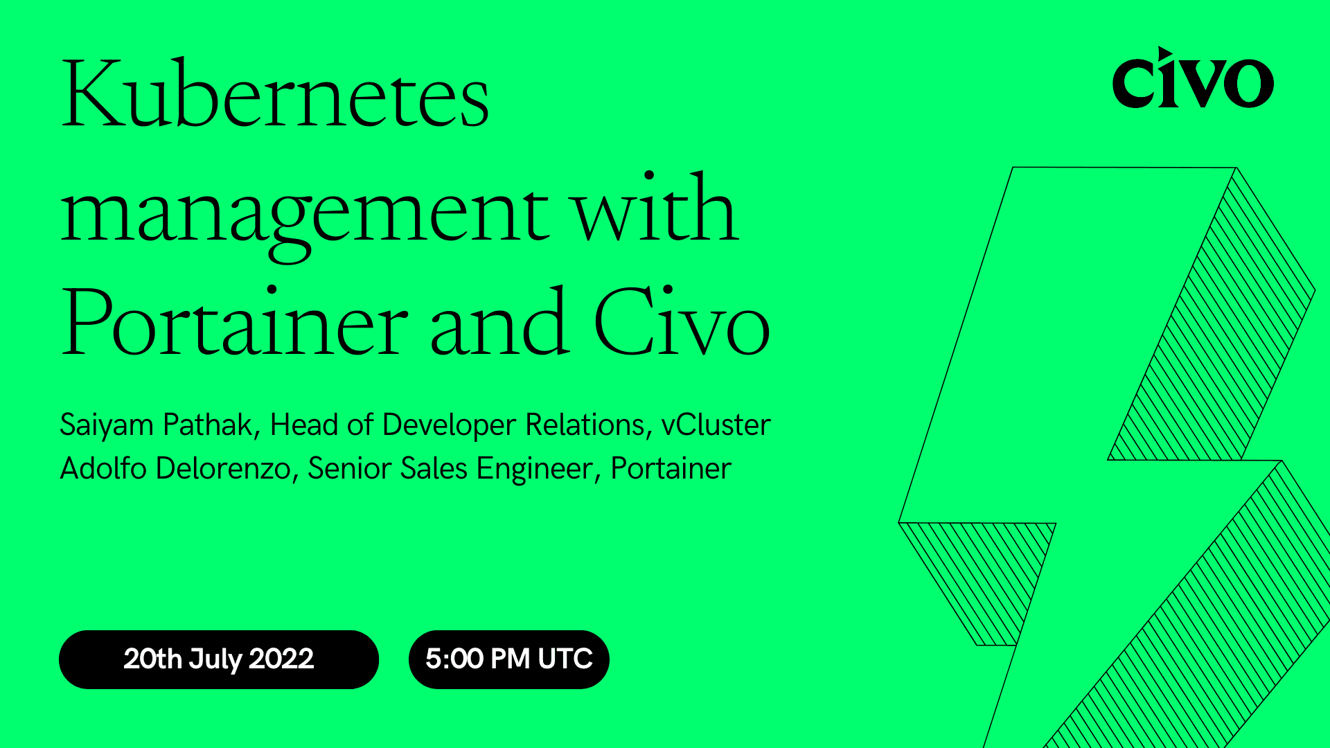 Kubernetes management with Portainer and Civo