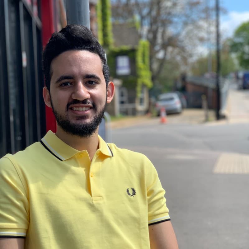 Portrait of Mostafa Ibrahim