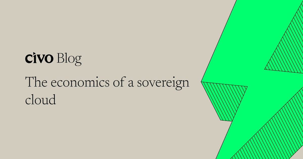 The economics of a sovereign cloud