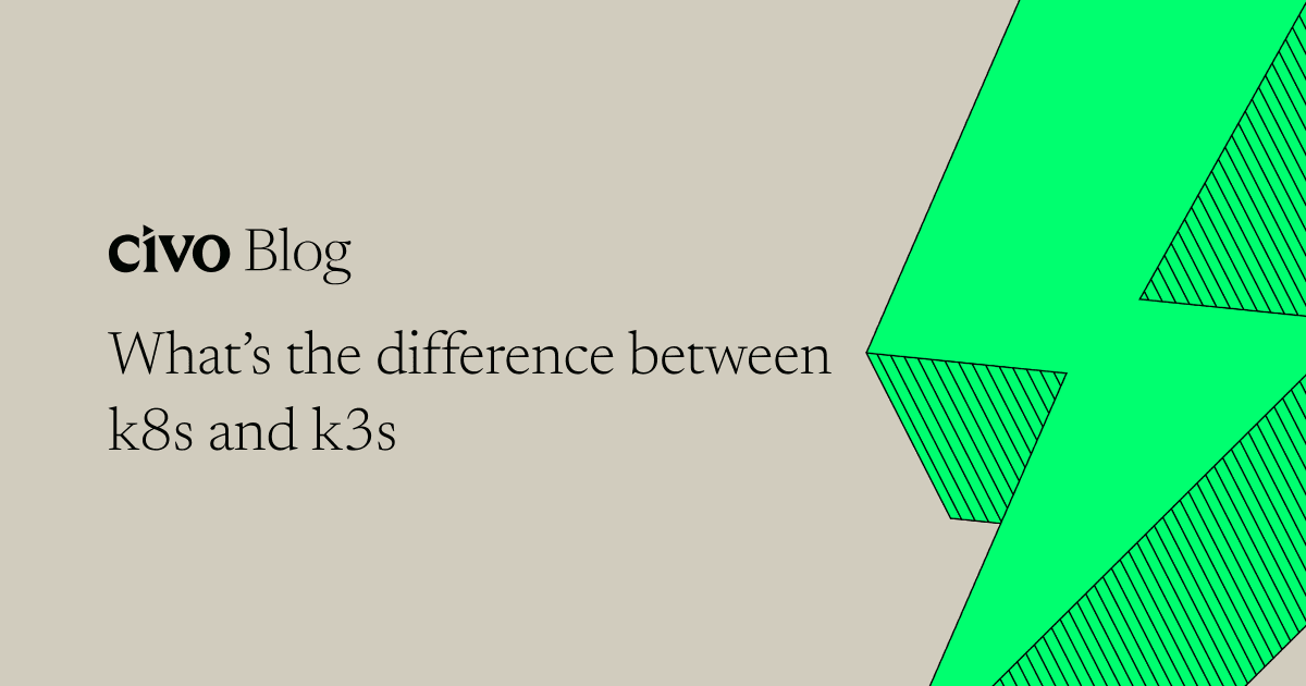 What’s the difference between k8s and k3s