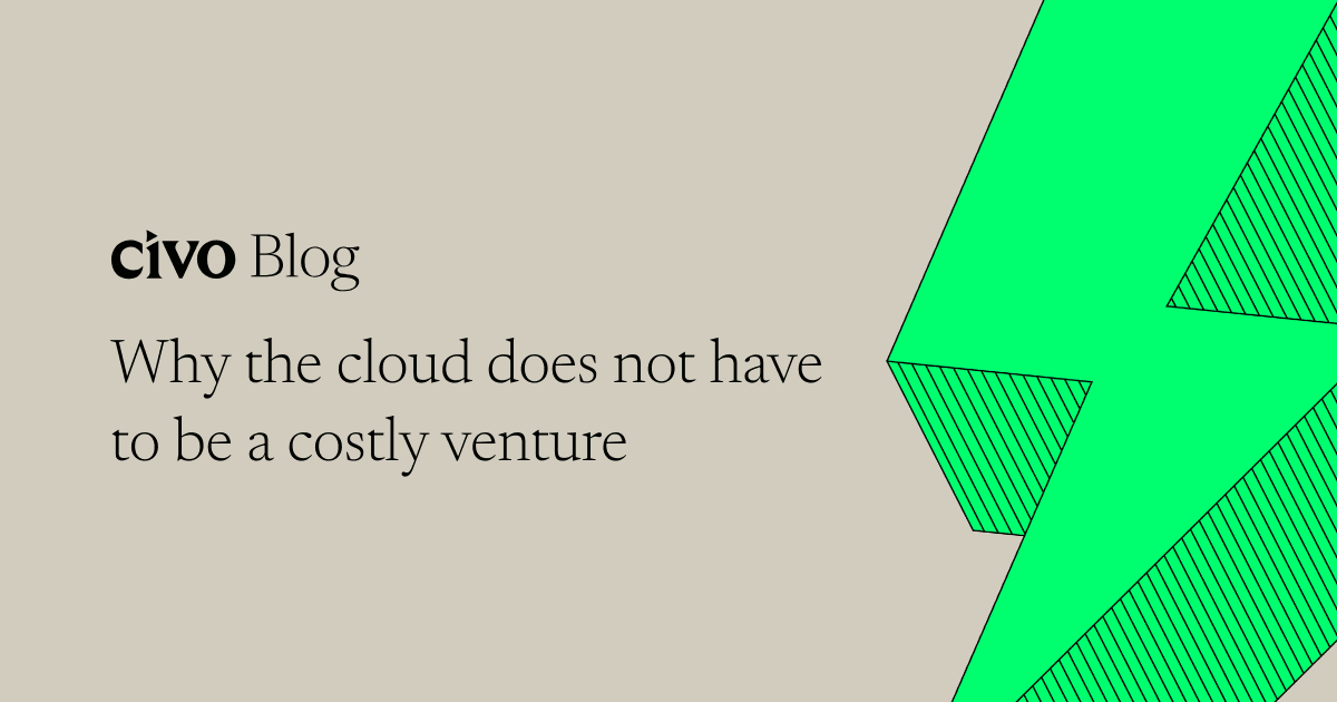 Why the cloud does not have to be a costly venture