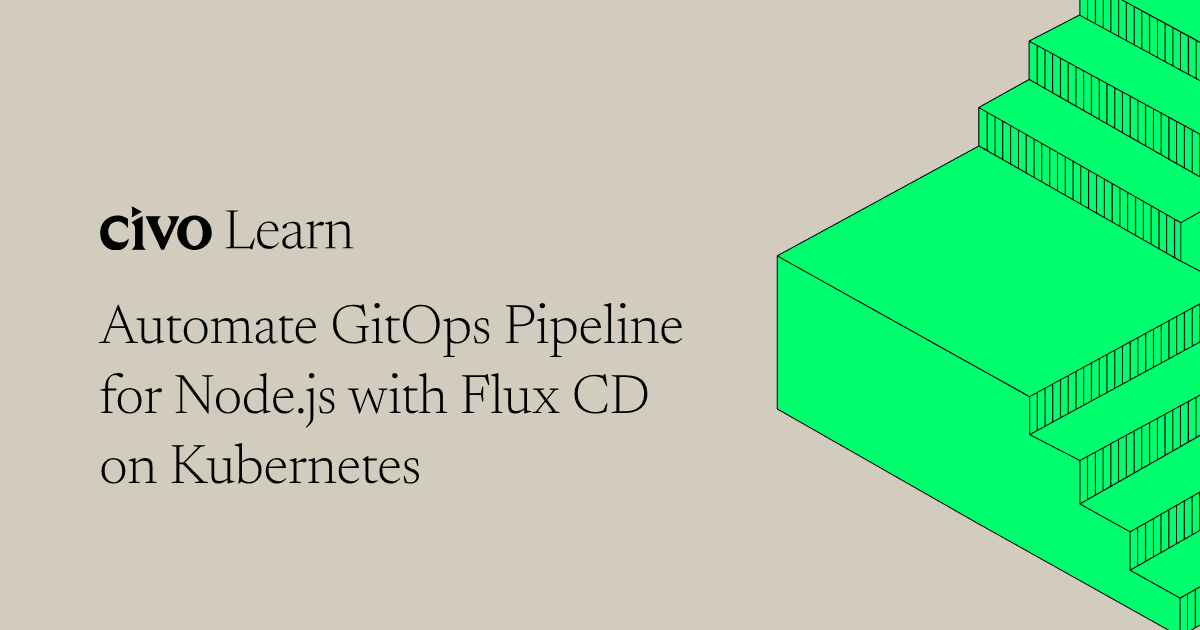 Automate GitOps Pipeline for Node.js with Flux CD on Kubernetes