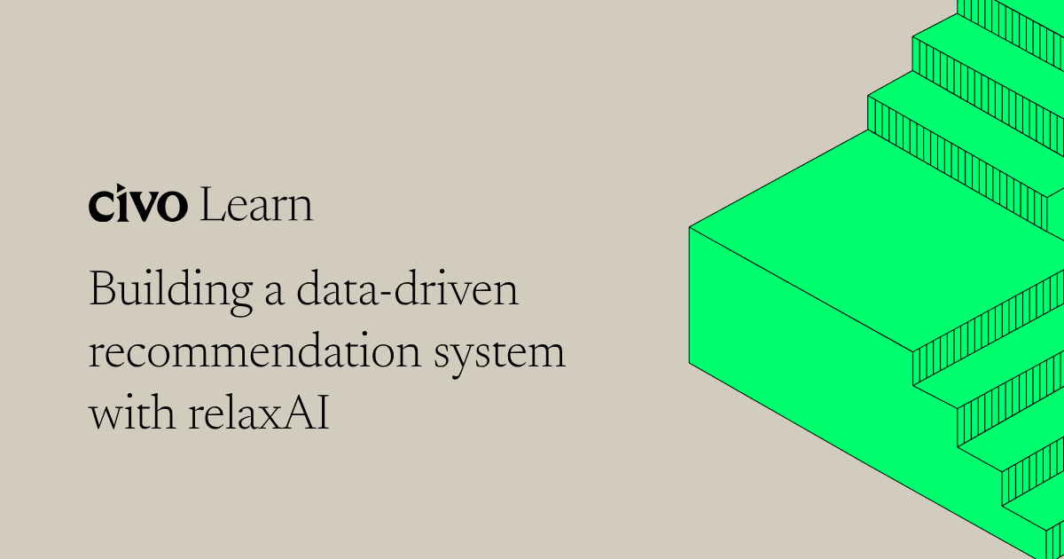Building a data-driven recommendation system with relaxAI