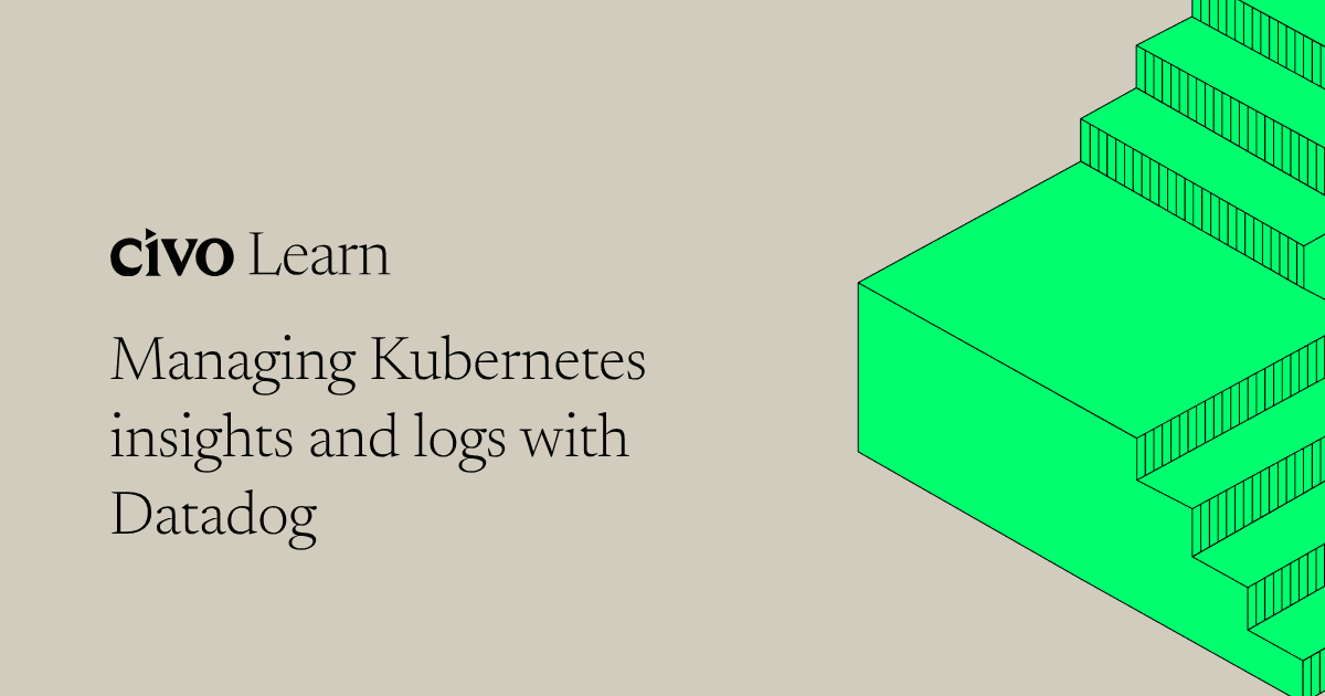 Managing Kubernetes insights and logs with Datadog