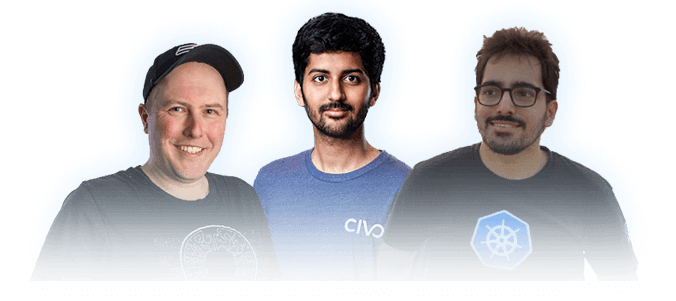 Images of Saiyam, Kunal & Kai from Civo