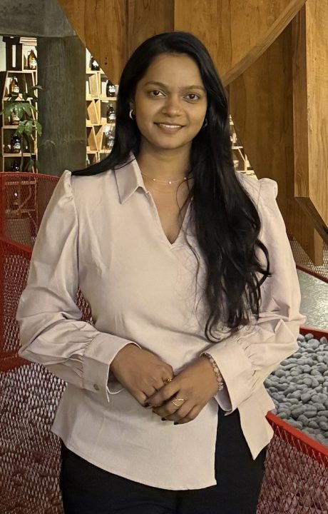 A headshot of Megha Kadur