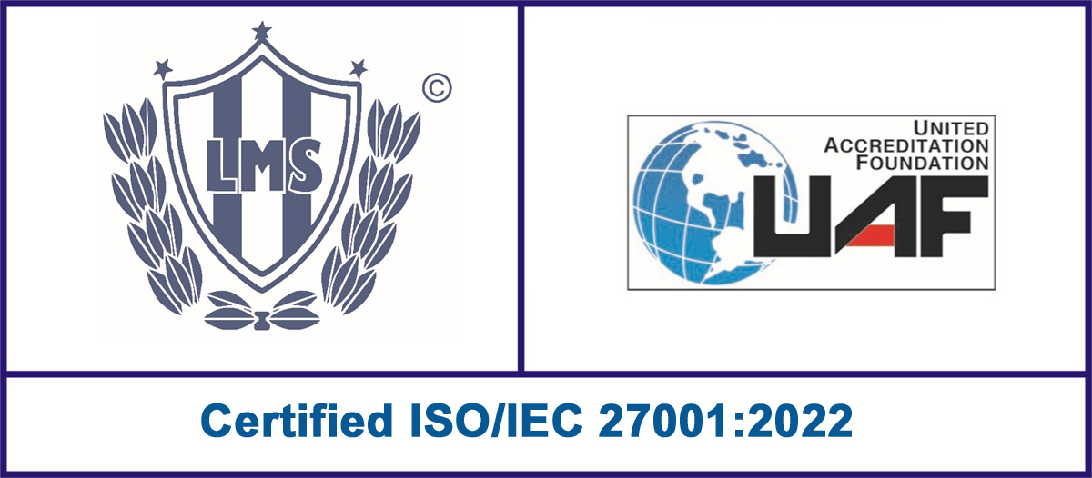 ISO27001 badge