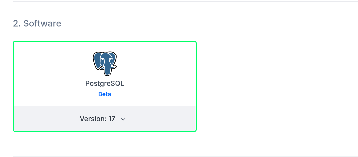 Database software
